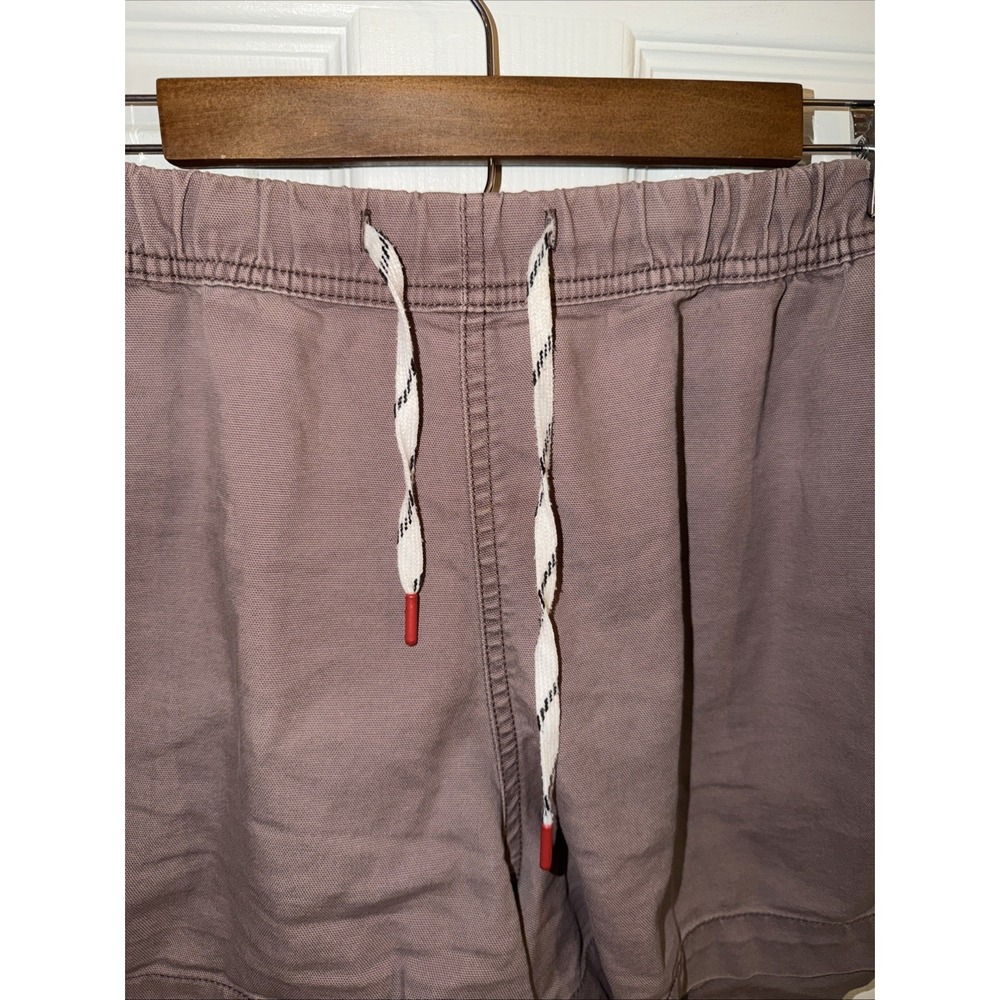 Topo Designs Women's Brown Chino Shorts Size L Drawstring Large Organic Cotton - Picture 2 of 6